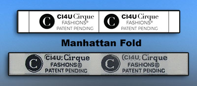 Manhatten folded labels